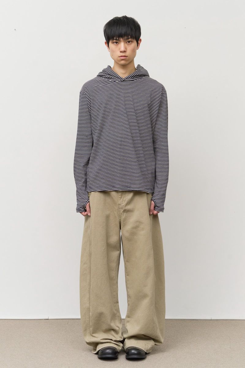 Yen Striped Hooded Top