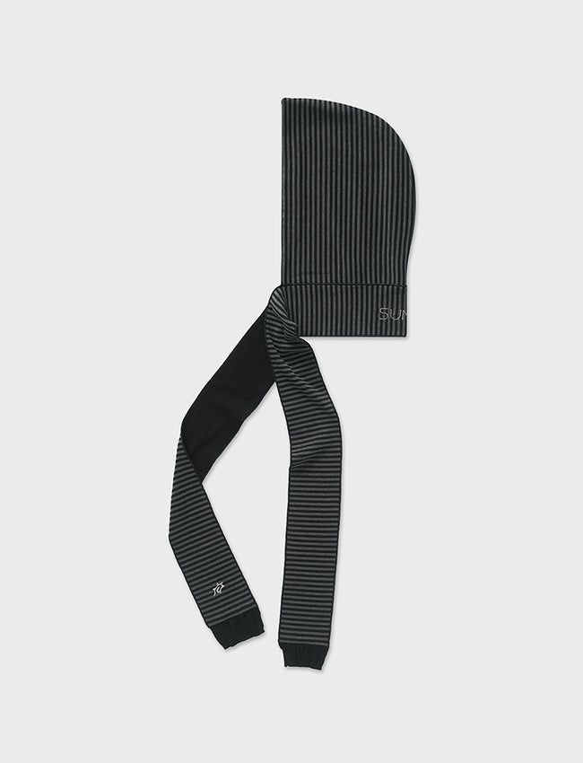 REVERSIBLE FRILL MUFFLER (BLACK)