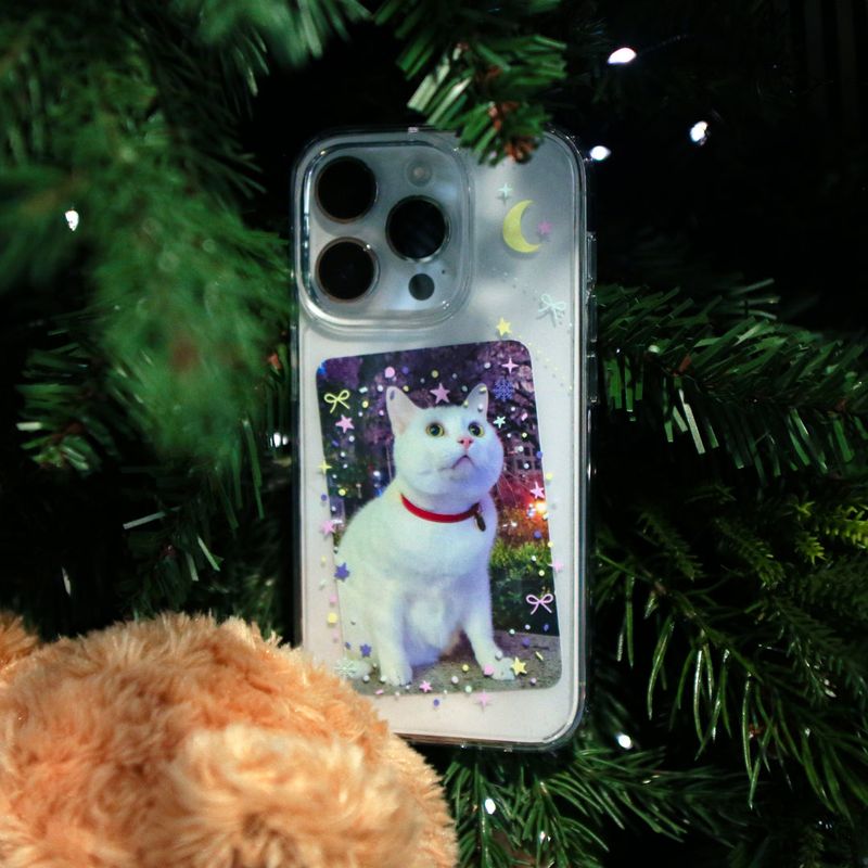【MADE】Snow starlight Jelly hard Phone case
