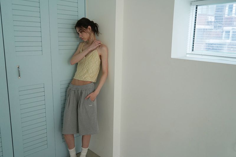 Lace slim sleeveless