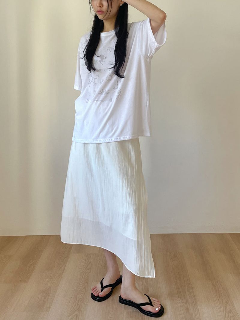 Radi Chiffon Layered Wrap Skirt