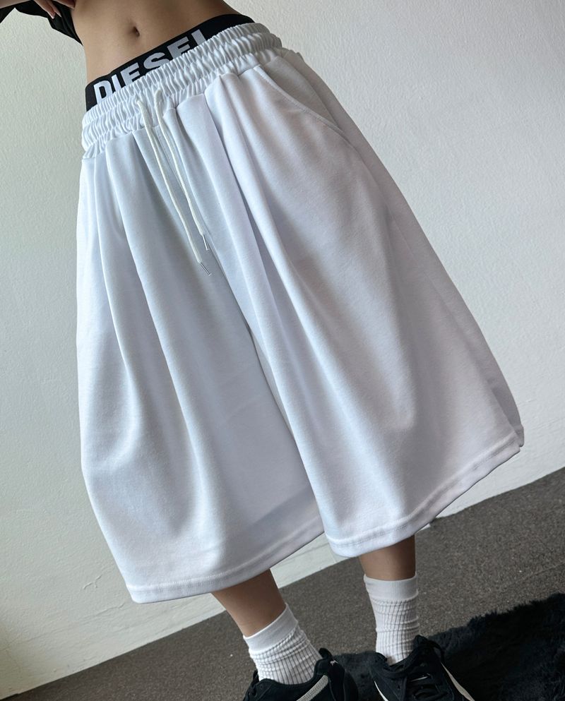Ari Number Patch Bermuda Shorts 4color
