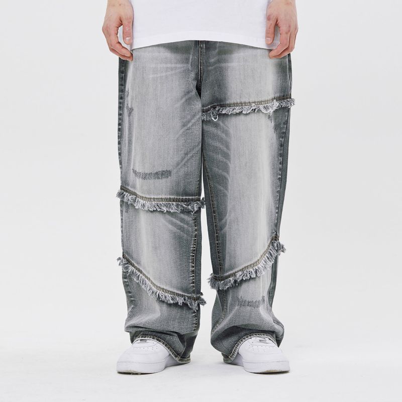 REPAIRED WIDE JEAN