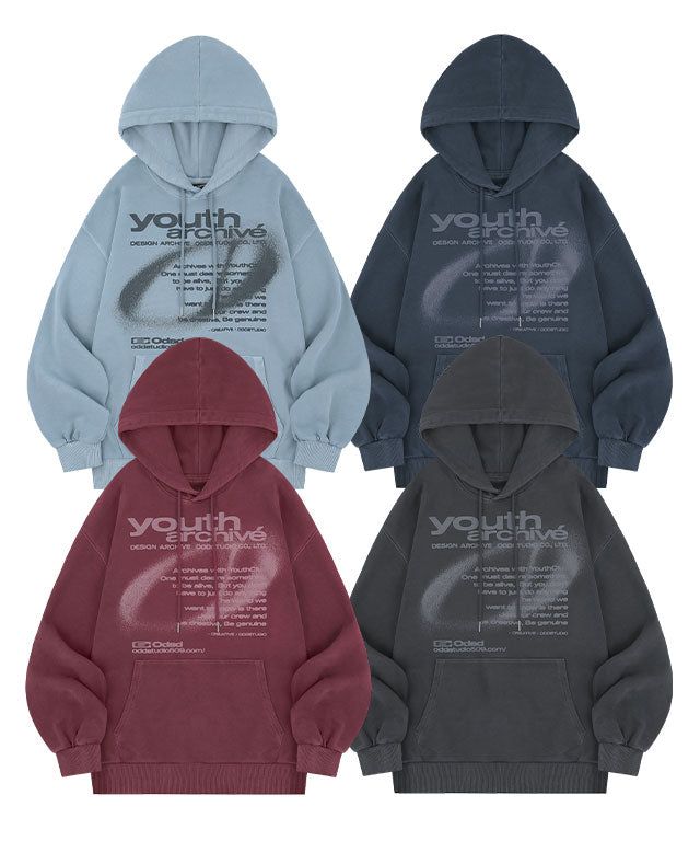 ODDSTUDIO（オッドスタジオ）の「ユースアーカイブシンボルオーバーフィットフーディ - 4COLOR（トップス）」
