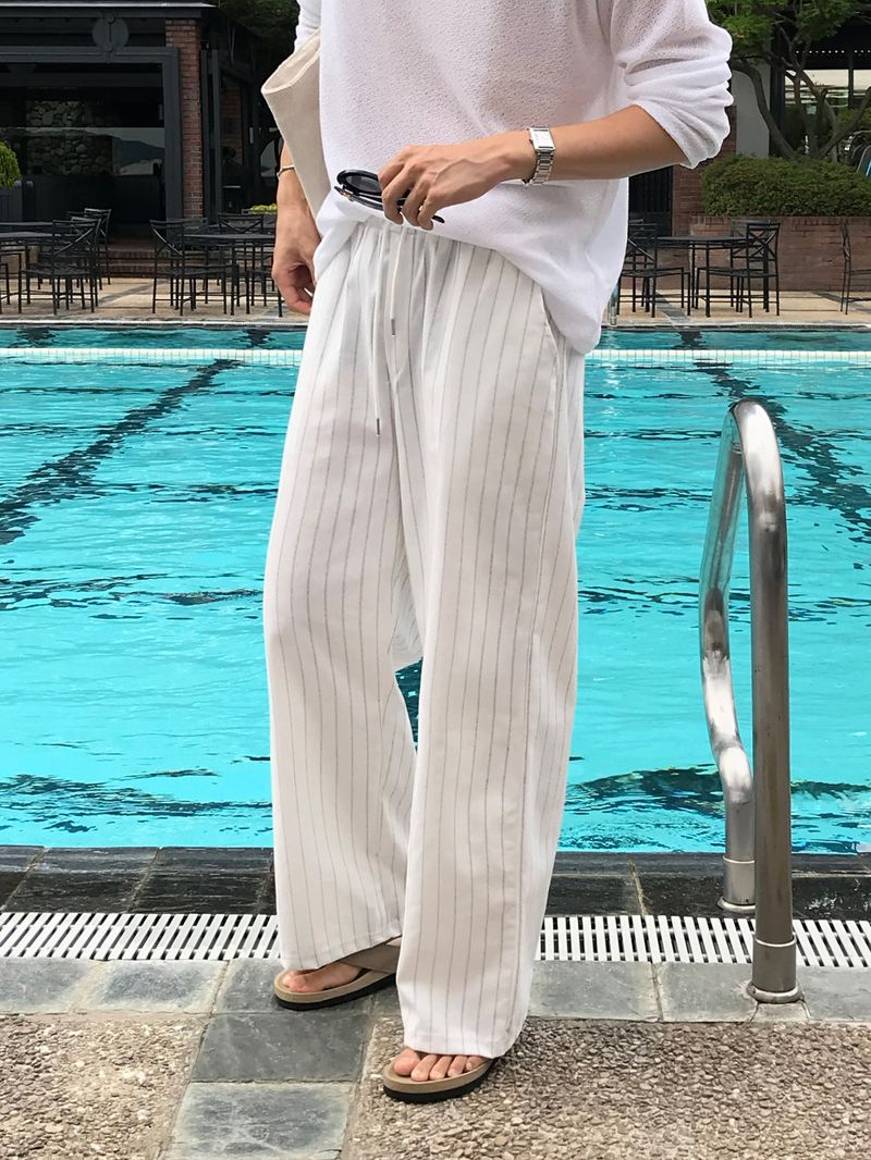 LMN Airy ST Linen Wide Pants (3 colors)