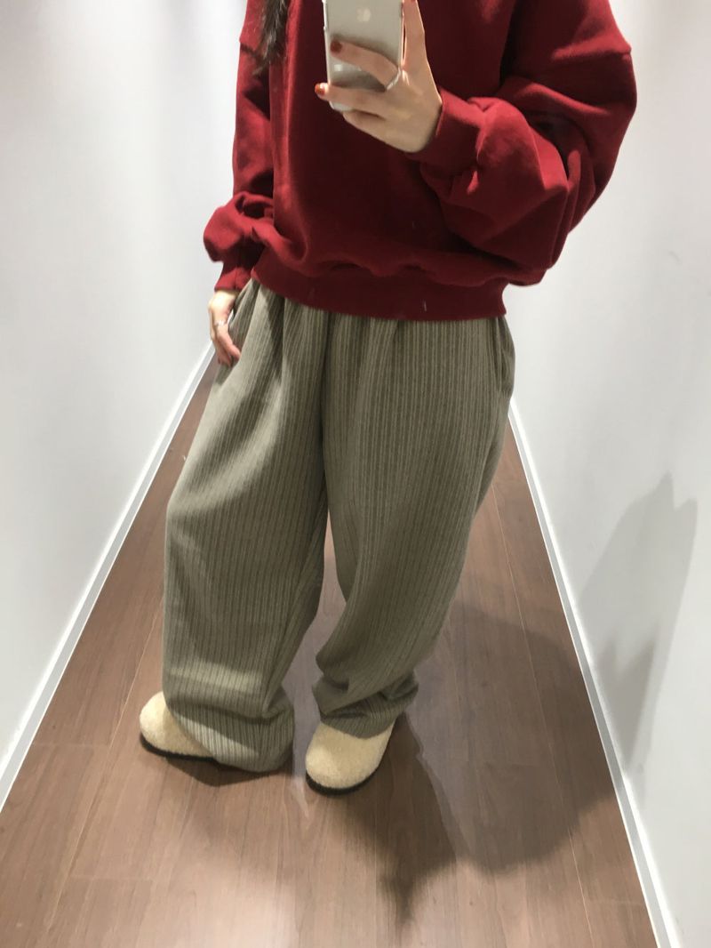 Demme Pinstripe Slacks (2color)
