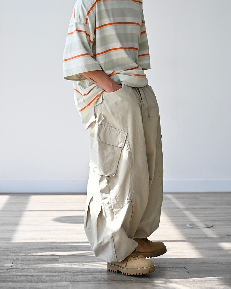 GAT LINE CARGO BALLOON PANTS