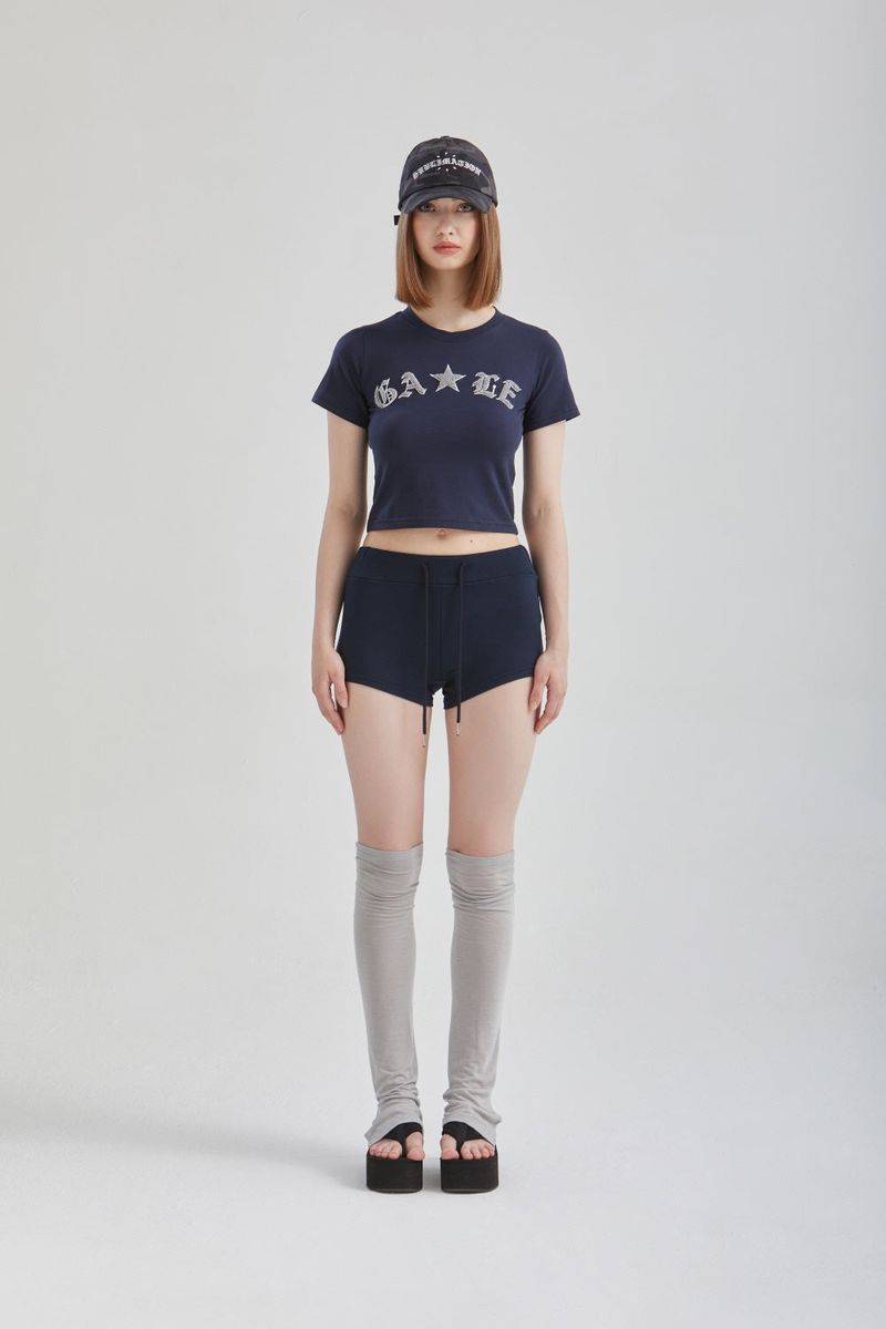 ブークレクロップドTシャツ