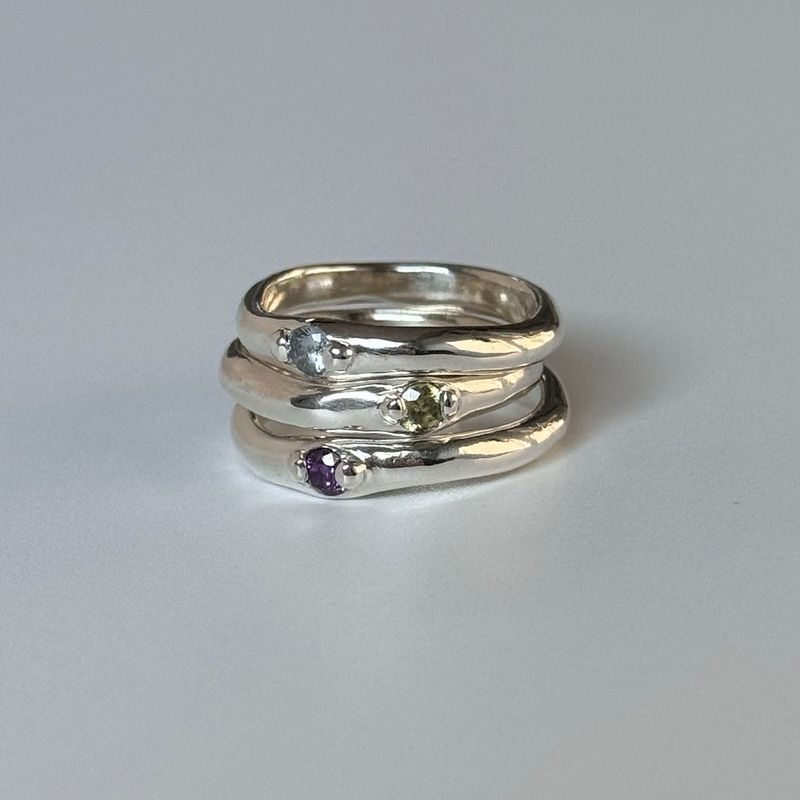 Silver 925 Birth ring
