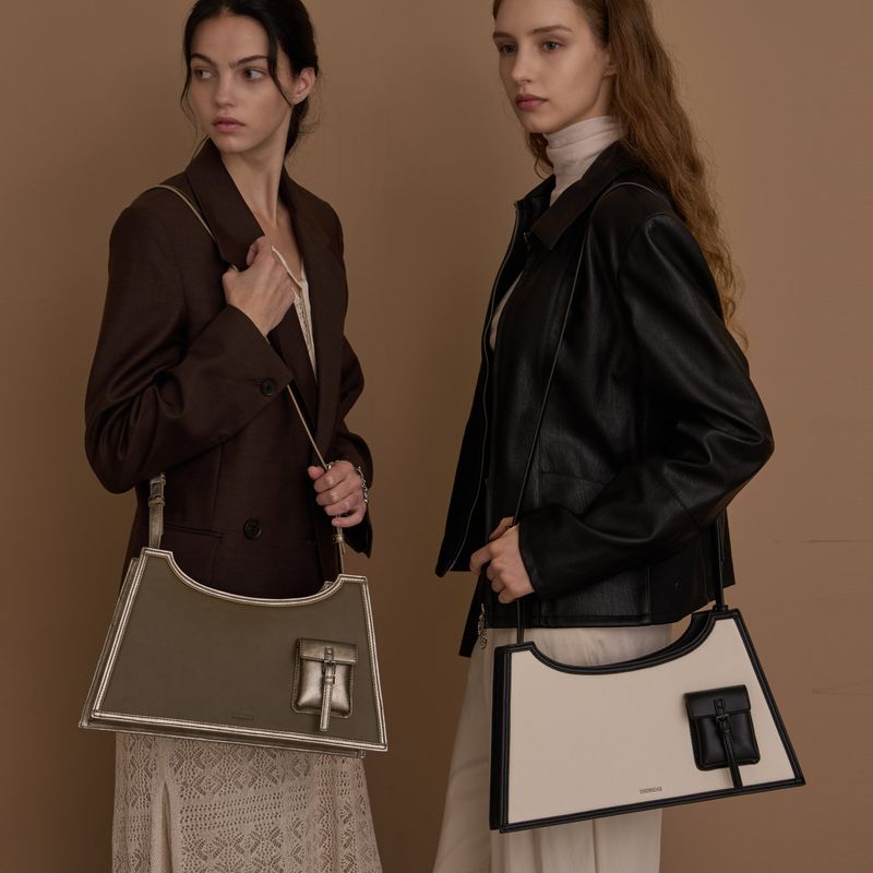 PONIE Bag (Khaki Silver)