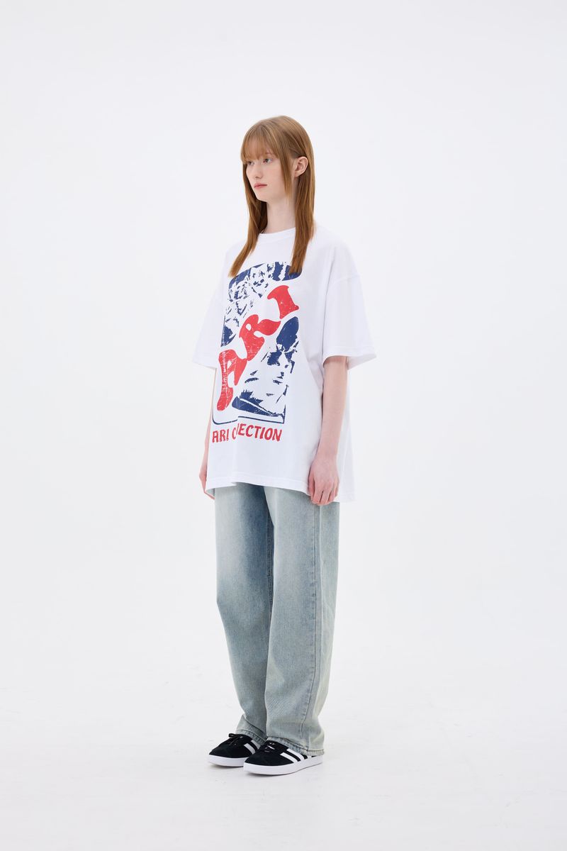 PURRING T-SHIRT / WHITE