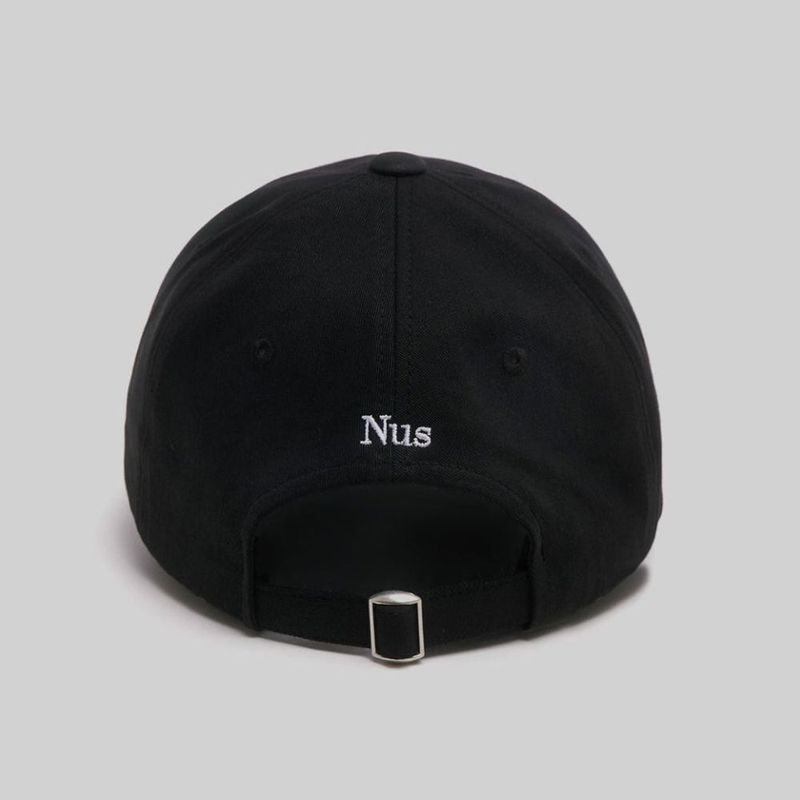 Nus. x Huke Archive ball cap (BLACK)