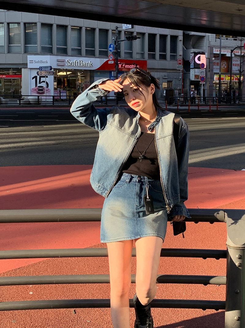 [MADE] Dune Y2K denim mini skirt