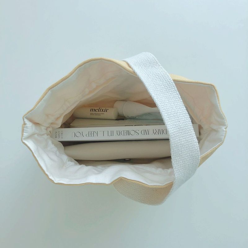 【MADE】Canvas Pouch Bag - Black