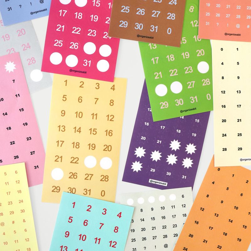 Organize a bit（オーガイナズ ア ビット）の「oab デイステッカー3 セット（雑貨/ステーショナリー）」