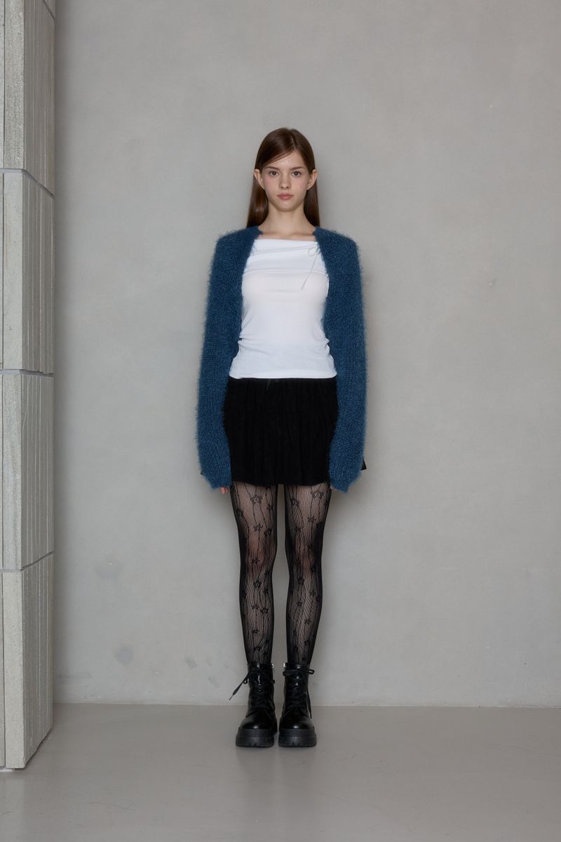 PINK PINEAPPLE(ピンクパイナップル)の「MIDNIGHT MUSE KNIT BOLERO(Tops)」