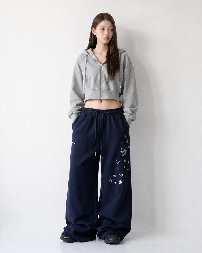 (W's) Star Milkyway Wide Sweatpants
