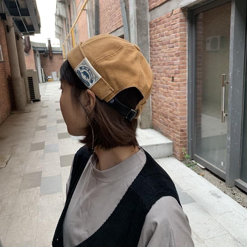 On the Moment Original Denim Watch Cap C3 CAMEL BROWN