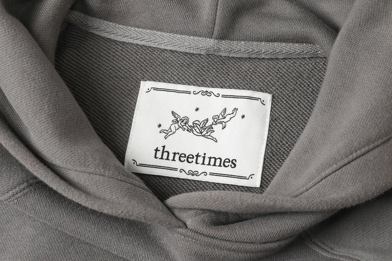 Sporty 333 hoodie - charcoal