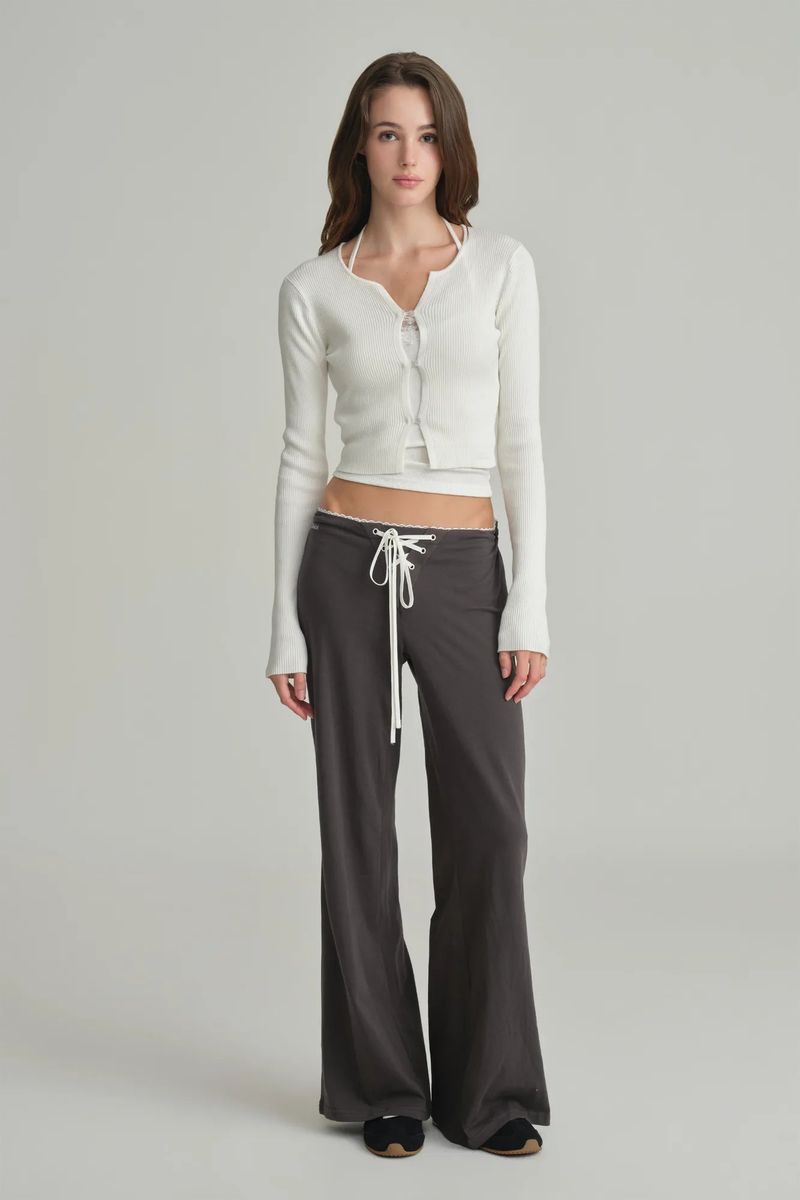 Jelly button cardigan, White