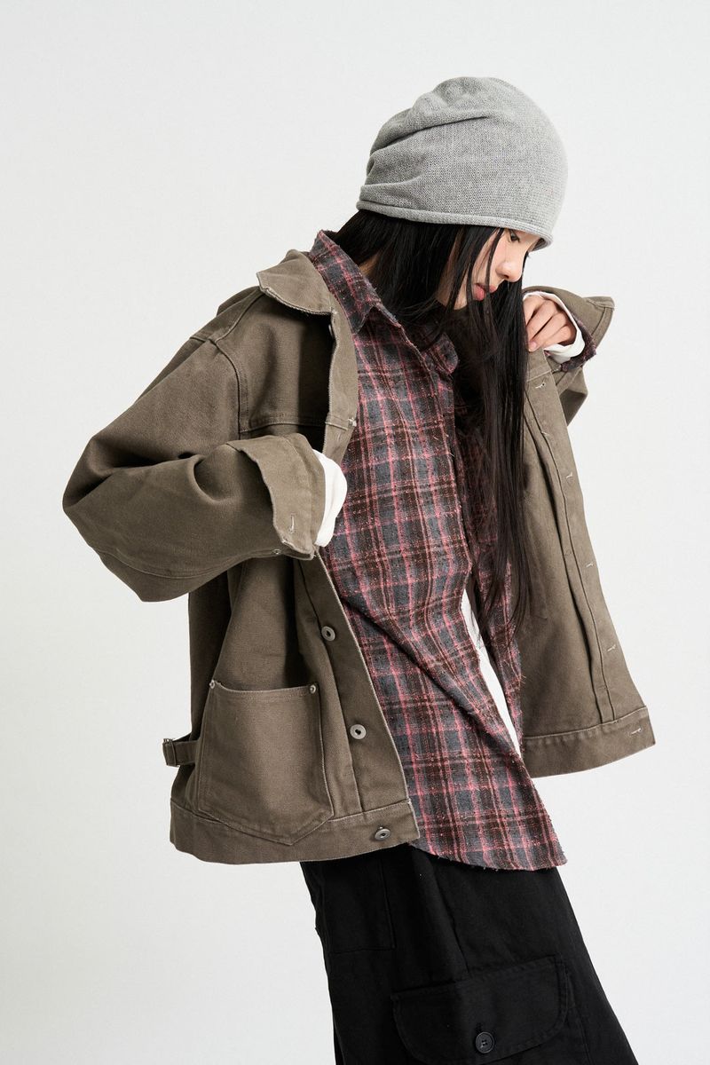 Lowell cotton trucker jacket