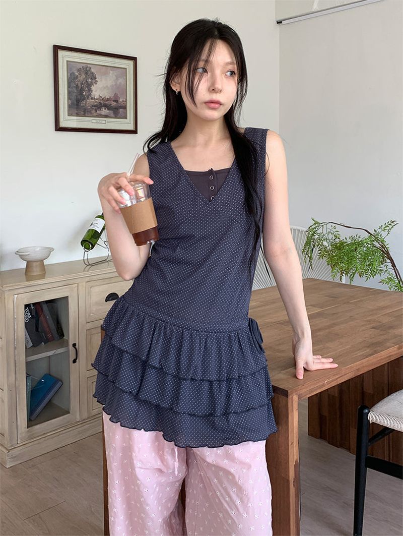 JAZZ THE ORDER（ジャズ ザ オーダー）の「DOT CANCAN LAYERED DRESS (3C)（Dresses）」