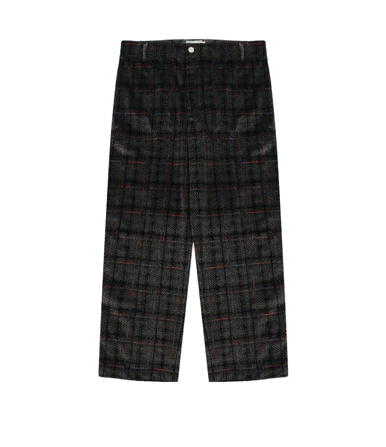CHECK CORDUROY PANTS