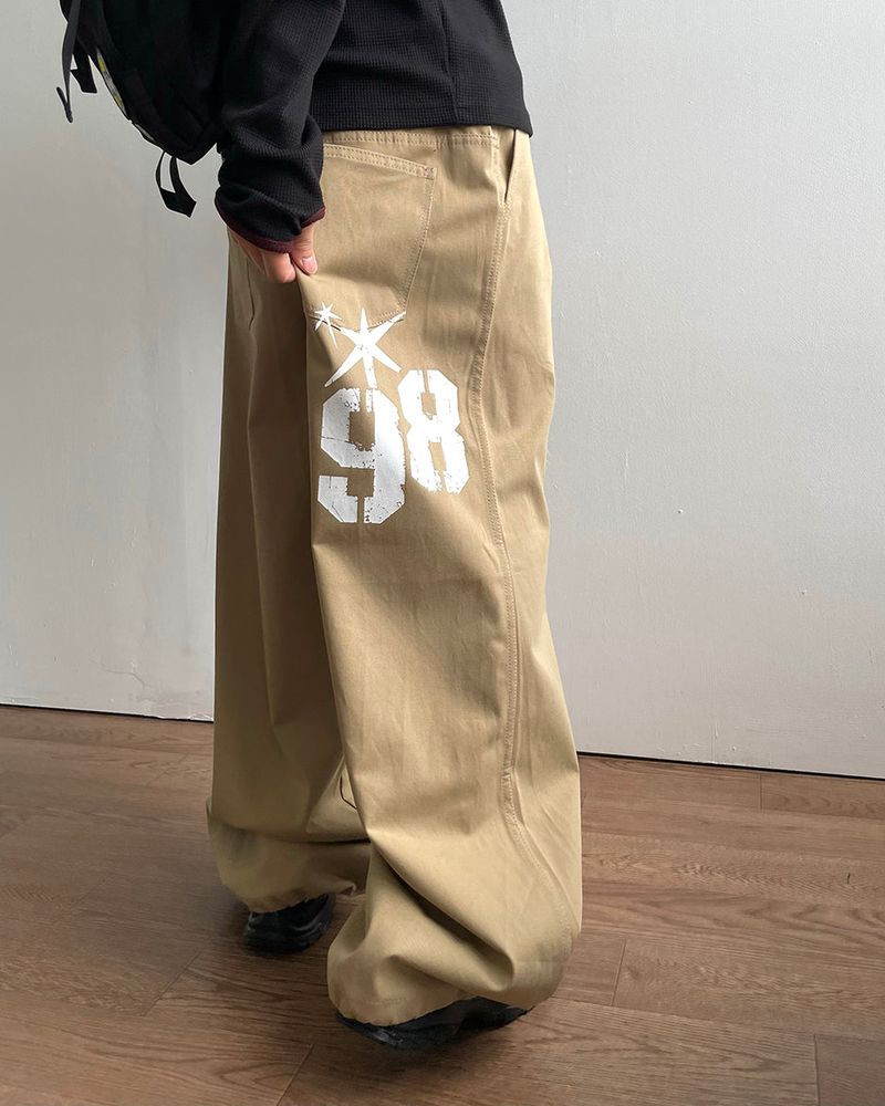 Tork Print Cotton Pants