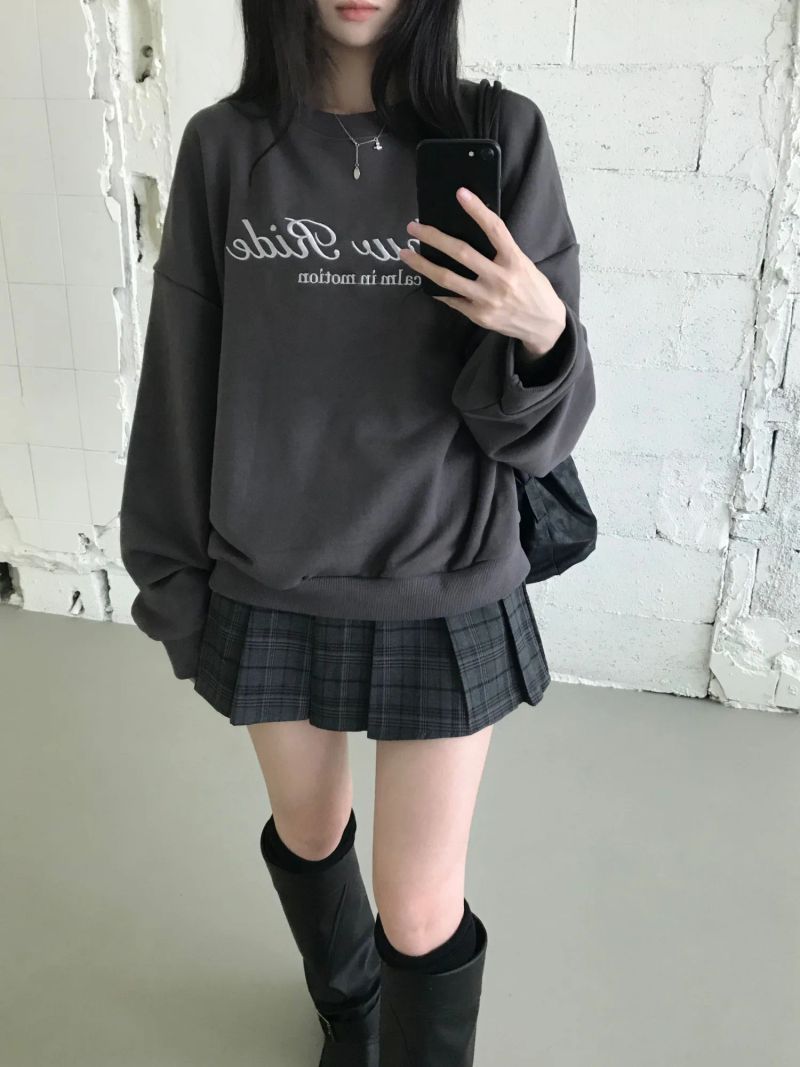 Kona Check Pleated Mini Skirt (one color)