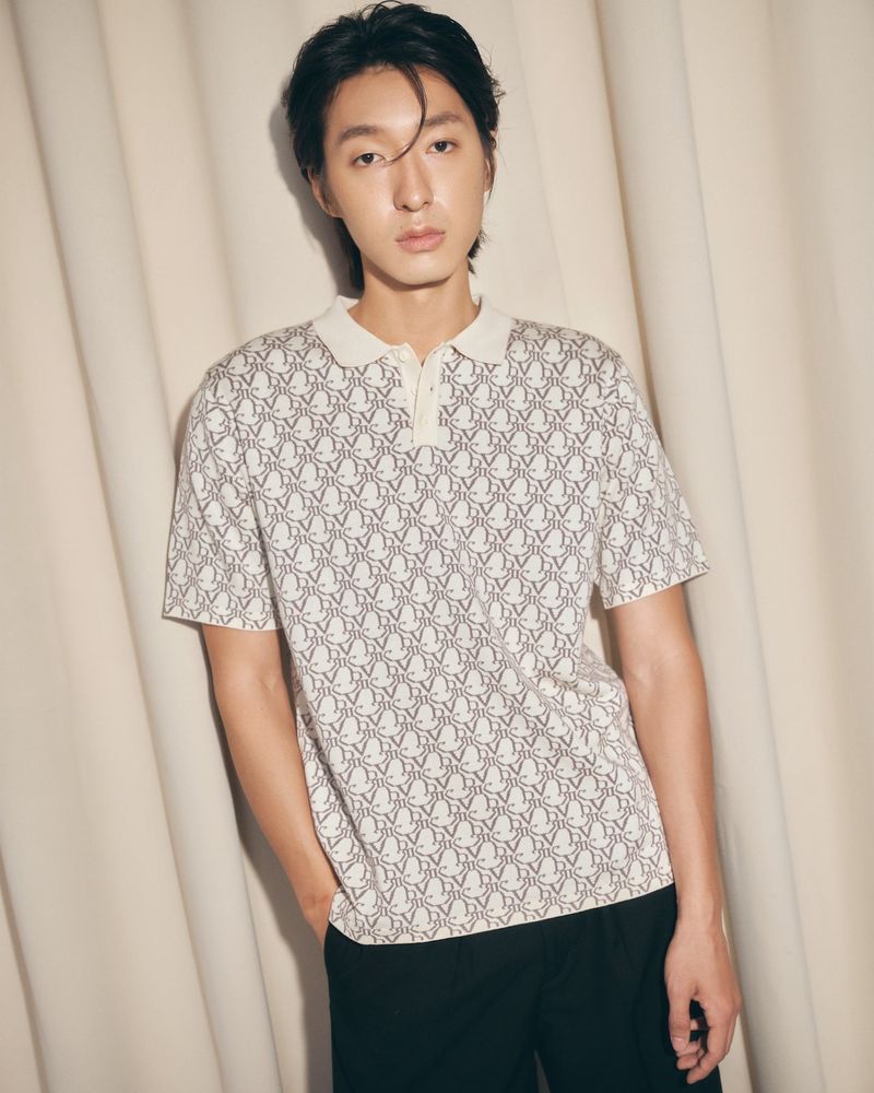 DVRK（ダーク）の「DVRK PRIVÉ MONOGRAM POLO - CREAM（Tops）」