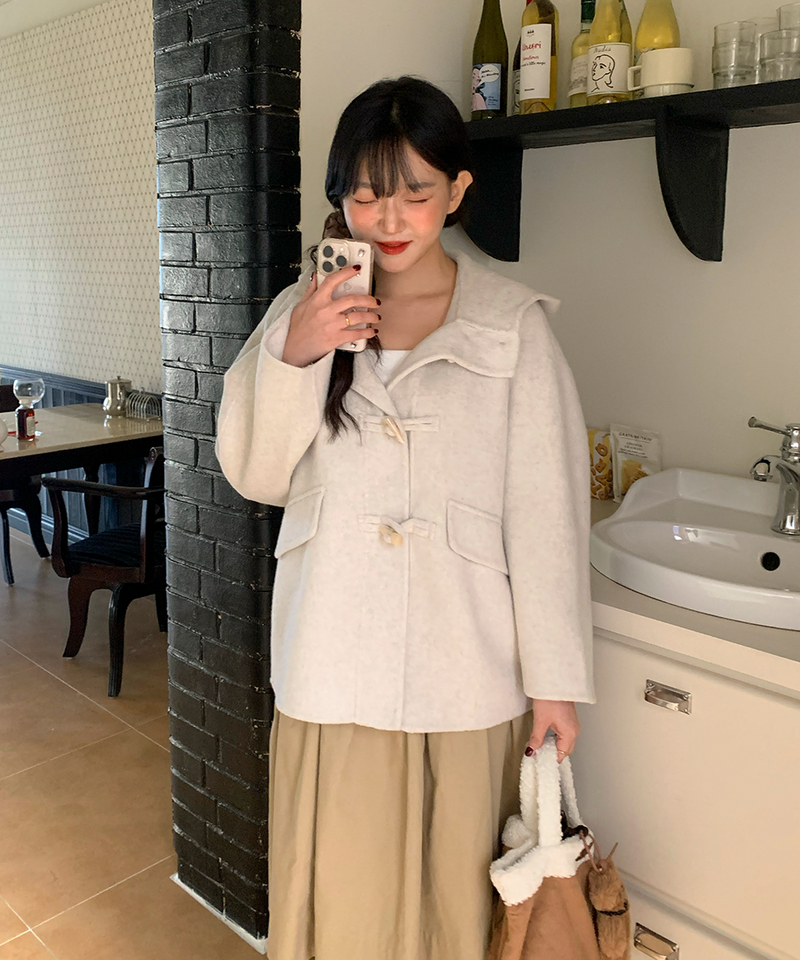 Duffle Half-Length Handmade Coat Jacket