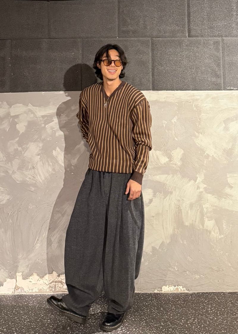 Balloon Fit Banded Slacks 2COLOR
