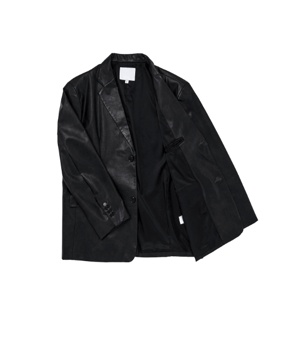Low Classic Leather Blazer Jacket