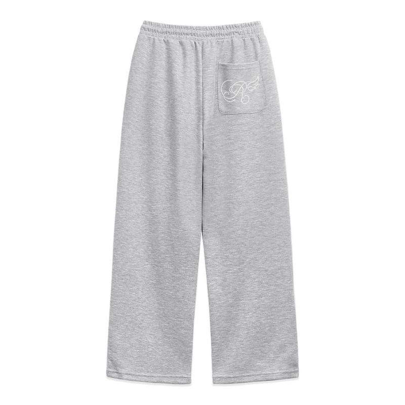 R DOT WING MINI ONE TUCK WIDE SWEAT PANTS (2color)