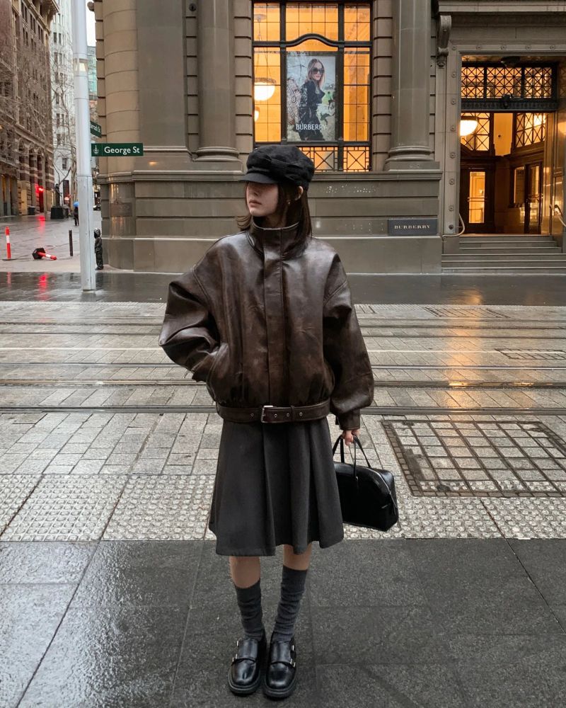 [ORIGINAL] Andy Wool Pleated Skirt