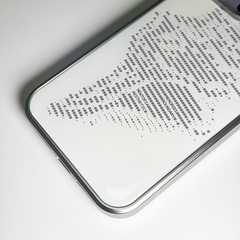 NTA Conchgeist_ASCII CORE_006 Phone Case (SV_White)