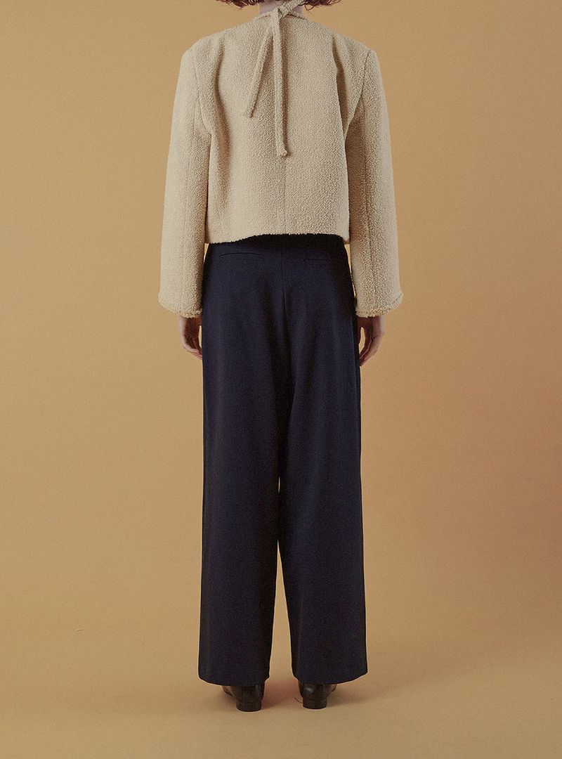 Poem tweed jacket_beige