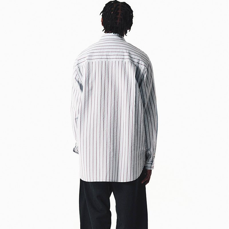 TEXTURED STRIPED SHIRT