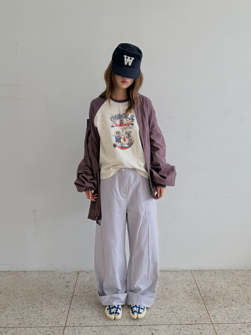 side pocket cotton pants