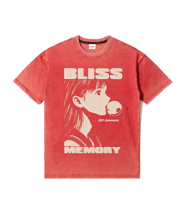 OC Bliss AQ Washed Tee (Red)