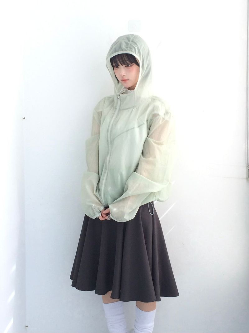 A-line rose flare skirt