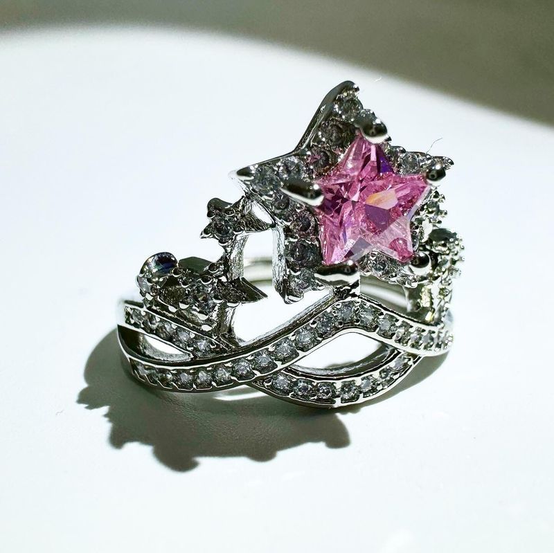 [Red Velvet Wendy] Big star crown ring (2color)