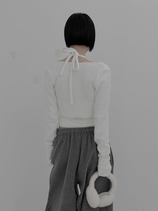 Marsh Fur Halter Neck Sleeveless