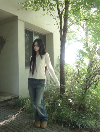 cube denim pants