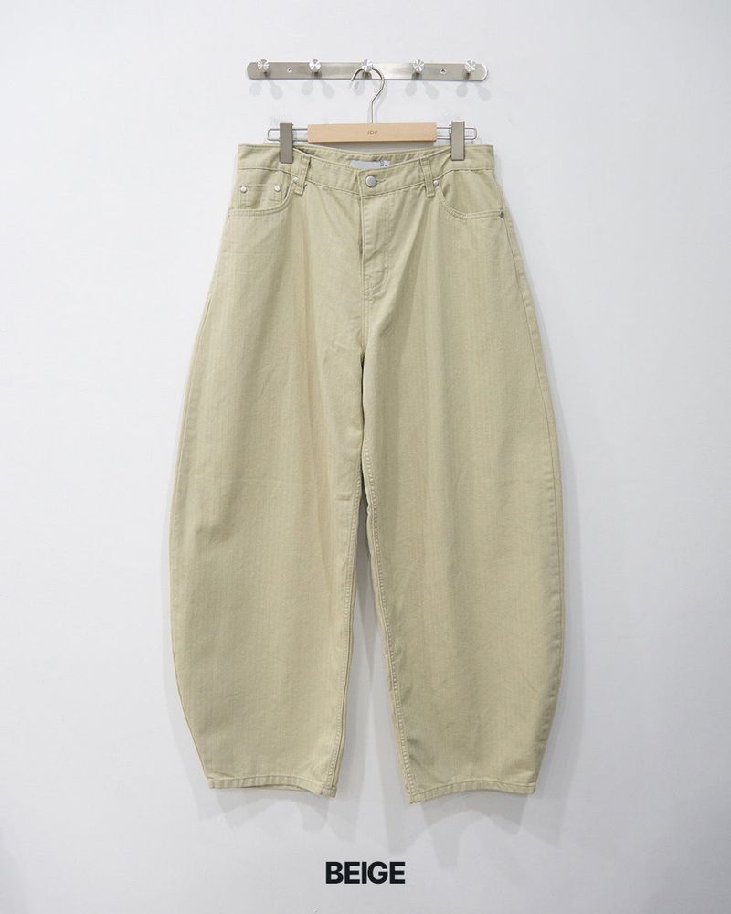 Warp Herringbone Stripe Pants