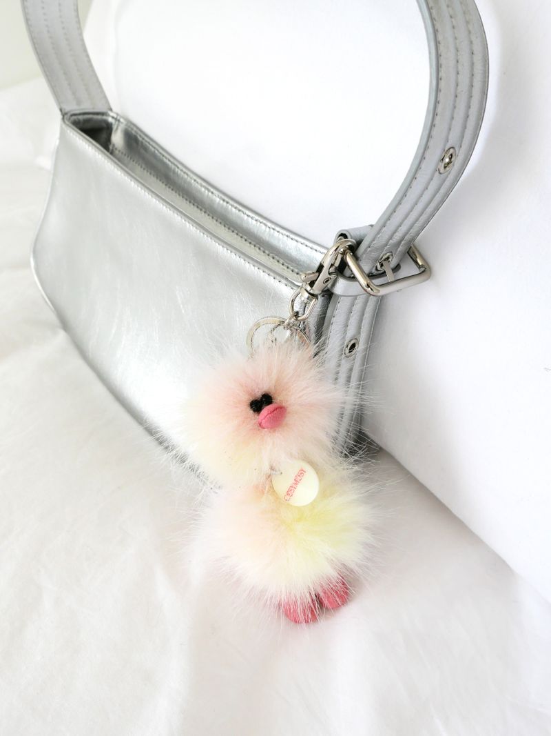 Cosymosy Mini Bird Keyring - Rainbow