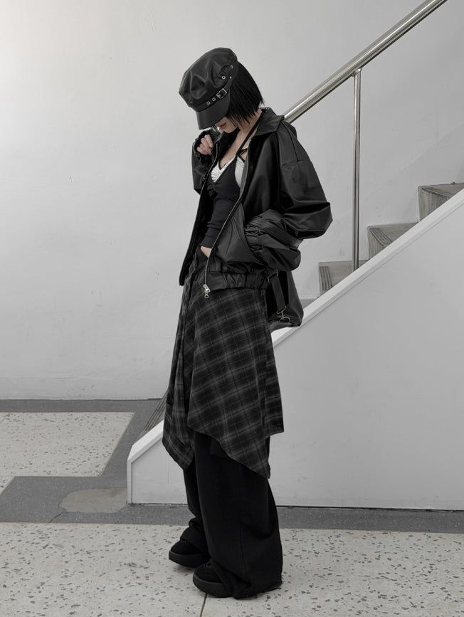 Sherbell Pocket Wrap Layered Skirt
