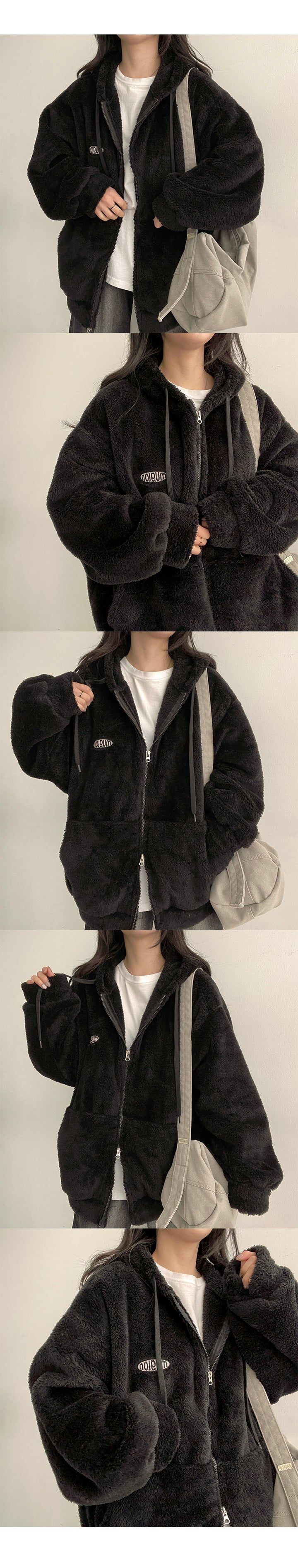 Radon Big Patch to Way Wool Hoodie Zip-Up