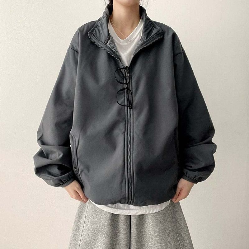 Libby High Neck Zip-Up Jumper