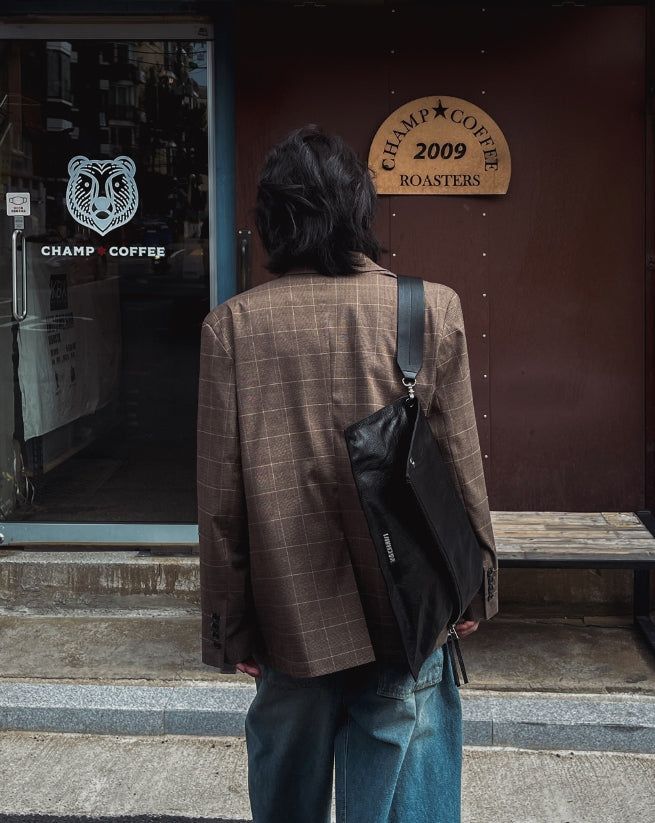 Laurent Over Check Blazer